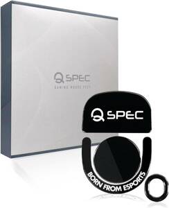 QSPEC マウスソール プロ仕様 ゲーミング G PRO X SUPERLIHGT2用 ゲーミングマウス ワイヤレス ジープロ スーパーラウンドエッジ加工 