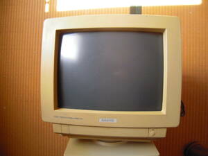 SANYO Sanyo 14 -inch color display monitor CMT-A14H2 analogue 24kHz simple operation verification ending PC-98 PC-88