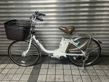 【Panasonic】電動アシスト自転車 ビビ・EX 24型 20Ah 内装3速 ホワイト_画像1