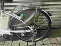 【Panasonic】電動アシスト自転車 ビビ・EX 24型 20Ah 内装3速 ホワイト_画像3