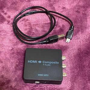 サンワサプライ コンポジット信号HDMI変換コンバータ VGA-CVHD3