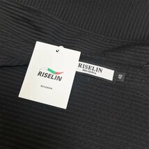 定番ヨーロッパ製※定価2万◆ブルガリア発※RISELIN 半袖シャツ 通気 薄手 速乾 ストライプ 洗練 通勤 アウター トップス カジュアル L/48_画像9