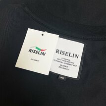 人気ヨーロッパ製※定価2万◆ブルガリア発※RISELIN 半袖Tシャツ コットン 吸湿 通気 お洒落 個性 ドット柄 英字 カットソー トップス M/46_画像8