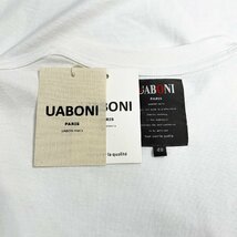 個性EU製＆定価2万◆UABONI*ユアボニ*半袖Tシャツ*フランス*パリ発◆高級 快適 ソフト クリスマス 半袖 スウェット カットソー M/46サイズ_画像8