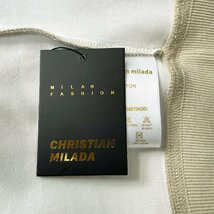 定価4万★christian milada・ミラノ発・トレーナー★上質 綿100％ スウェット スプラッシュインク ゆったり ストリート ユニセックス XL/50_画像9