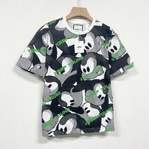 個性ヨーロッパ製※定価2万◆ブルガリア発※RISELIN 半袖Tシャツ 上品 通気 薄手 速乾 総柄 カットソー トップス 遊び心 カジュアル M/46_画像10