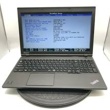 【BIOS起動】ジャンク Lenovo ThinkPad L540 CPU Core i5-4300M メモリ4GB HDD/SSDなし 15.6型 DVD 中古 PC ノートパソコン 基盤 部品_画像1