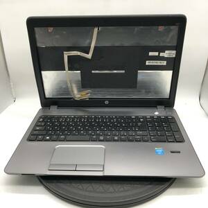 【BIOS起動】ジャンク HP ProBook 450 G1 Notebook CPU Core i3 4000M メモリ/HDD/SSDなし 中古 PC ノートパソコン 基盤 バッテリー 部品