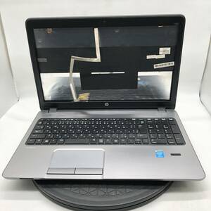 【BIOS起動】ジャンク HP ProBook 450 G1 Notebook CPU Core i3 4000M メモリ/HDD/SSDなし 中古 PC ノートパソコン 基盤 バッテリー 部品 7