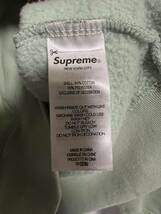 22AW Supreme Satin Applique Hooded Sweatshirt MINT XL シュプリーム パーカー_画像3