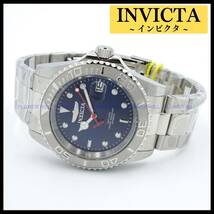 【新品・送料無料】インビクタ INVICTA 腕時計 メンズ 自動巻き スチール・ダークブルー PRO DIVER 36746 メタルバンド 裏スケルトン_画像1