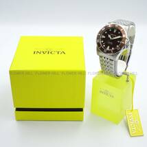 【新品・送料無料】インビクタ INVICTA 腕時計 メンズ 自動巻き ブラウン・スチール PRO DIVER 33504 メタルバンド 裏スケルトン_画像10