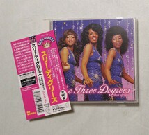 スリー・ディグリーズ The Three Degrees『ベスト・オブ・ベスト』帯付き国内盤「にがい涙」「ミッドナイト・トレイン」収録_画像1