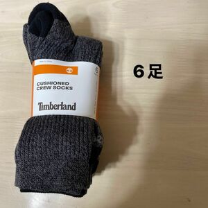 Timberland ティンバーランド　メンズ クルー ソックス 6足組　コストコ　靴下