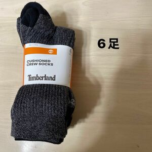 Timberland ティンバーランド　メンズ クルー ソックス 6足組　コストコ　靴下