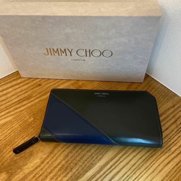 新品未使用品 ジミーチュウ JIMMY CHOO ラウンドファスナー 長財布