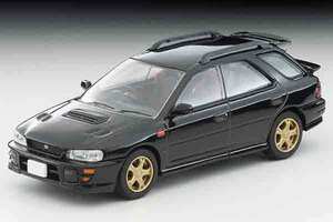 1/64 トミカ LV-N281d スバル インプレッサ ピュアスポーツワゴン WRX STi Ver.V 黒 98年式