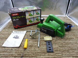 RYOBI リョービ◆電気カンナ マイプレーナー ML-84 電動工具 DIY かんな◆中古動作品「管理№F9893」