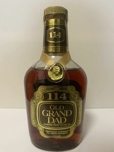 古酒 OLD GRAND DAD 114 オールド グランダッド 114 ウイスキー バーボン 旧 未開封 古酒 750ml 57％