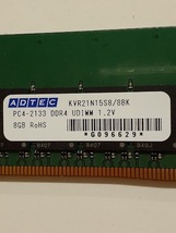 L0321-08　PCメモリ4個セット　ADTEC PC4-2133（DDR4）KVR21N15S8/8BK 8GB×４　計32GB_画像3