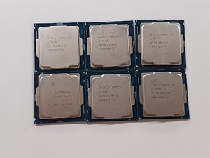 L0308-03　CPU　6個セット　INTEL CORE i5-9500　SRF4B 3.00GHZ