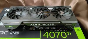 [動作品] ASUS TUF Gaming GeForce RTX 4070 Ti 12GB GDDR6X OC Edition