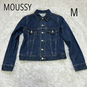 【美品】 MOUSSY CROPPED デニムジャケット M（表記：2）