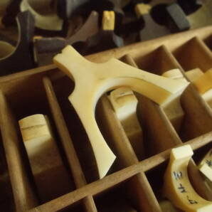 琴道具 まとめ 琴柱 琴爪 色々 琴部品 和楽器 古い道具の画像3