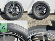 TWS 鍛栄舎 鍛造 ホイール T66-F 16×7j ＋48 PCD100 5穴 中古 4本セット ZN6 BRZ 振れチェック済 売切り _画像6