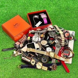 CITIZEN シチズン CASIO カシオ など 腕時計 時計 フェイスのみ など まとめ売り 40本以上 ジャンク品(E379)