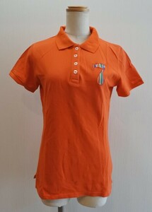 DELSOL デルソル ゴルフウェア ポロシャツ 半袖 Lサイズ オレンジ ymdnrk a201h0325