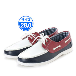 [ outlet ] deck shoes Toriko Flat 28.0cm красный 0001