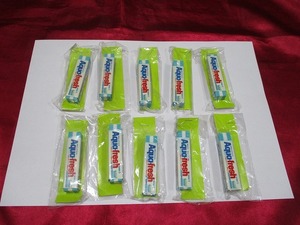 [ free shipping ] aqua * fresh Aqua-fresh eraser 10 piece set Sunstar retro 