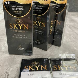 0603y2631 SKYN (スキン) Premiumコンドーム 10個入 × 3箱セット 【柔らか素材で自然な使用感】 不二ラテックス　コンドーム ※同梱不可※