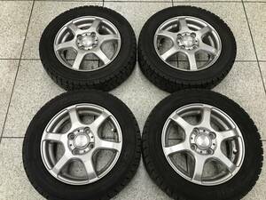 □□1806-429/2403-31 LAYCEA 13インチ 4J +42 4H-100 グッドイヤー ICENAVI7 155/65R13 2021年製 4本 バリ溝！アルト ミラ ワゴンR 