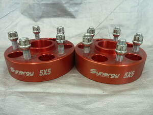 ●●2403-116L シナジー SYNERGY MFG Jeep wrangler ラングラー ハブセントリック ワイドトレッドスペーサー ワイトレ 44mm 5H-127 2枚set