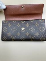 美品 LOUIS VUITTON ルイヴィトン M61725 長財布 ポシェットポルトモネクレディ モノグラム ブランド_画像6