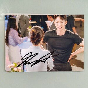 nam*juhyok with autograph 2L size photograph...Nam Joo-hyuk...