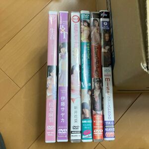 DVD アイドルイメージ グラビア 6本セット　mist 安間わかこ　桜井未來　新井花菜　伊藤サヤカ　松本麻里