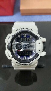 人気 極美品 G-SHOCK カシオ GBA400 SS Bluetooth G'MIX レア モデル 稼働品 アナデジ Gショック CASIO ジーショック パール 白 腕時計 