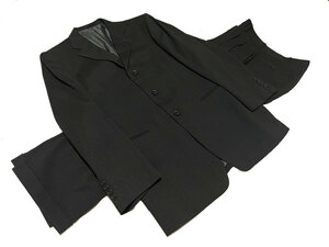 日本製 ジョンピアース JOHN PEARSE シングルスーツセットアップ 3釦 ツータック 裾ダブル 表記XLLサイズ