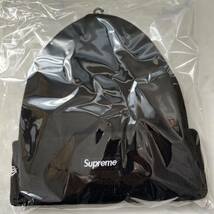 ★送料無料★【新品】Supreme New Era $ Beanie Black シュプリーム ニューエラ ドル ビーニー ブラック ニットキャップ ニット帽子 黒_画像3