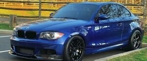 【送料無料】 フロントバンパー リップスポイラー カーボン BMW 1シリーズ E82 E88 Mスポーツ 2007-2011 フロント リップ スポイラー