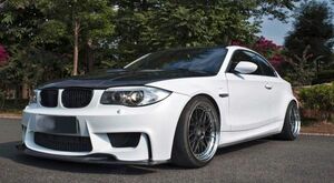 【送料無料】 サイドスカート リアルカーボン BMW 1シリーズ E82 E88 1M 2008-2013 サイド アンダー スポイラー