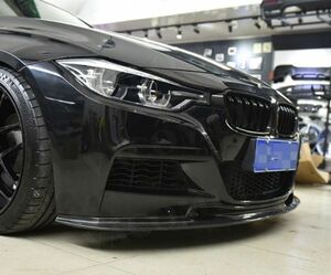 【送料無料】 フロントバンパー リップスポイラー 未塗装 タイプ1 BMW F30 F31 3シリーズ Mスポーツ 2012-2019 フロント リップ