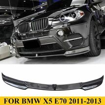 【送料無料】 フロントバンパー リップスポイラー ブラック BMW X5 E70 2011-2013 フロント リップ スポイラー_画像1