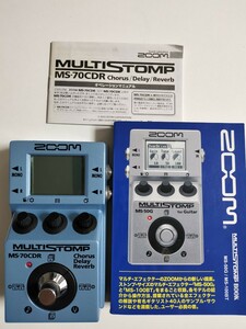 ZOOM MULTISTOMP MS-70CDR マルチストンプ 別売り本付