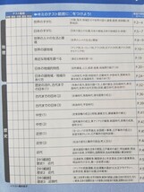 2023年 未記入★進研ゼミ 中1 ・中２ 社会　定期テスト暗記BOOK&予想問題＆解答　1年分_画像2