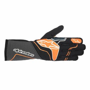 alpinestars(アルパインスターズ) レーシンググローブ TECH-1 ZX V3 GLOVES XLサイズ 156 BLACK ORANGE FLUO [FIA8856-2018公認]