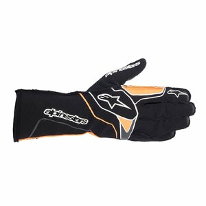 alpinestars( Alpine Stars ) Cart glove TECH-1 KX V3 GLOVES L size 156 BLACK ORANGE FLUO